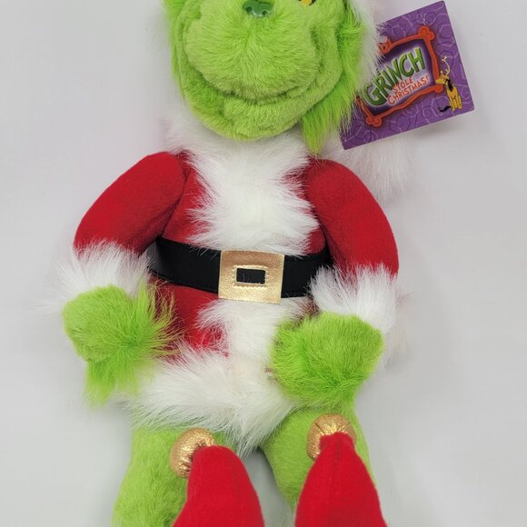 How the Grinch Stole Christmas Bendable Plush 16" circa 2000 HTF NWT - Picture 3 of 9